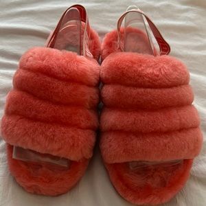 Bubble gum “Fluff Yeah Slides” UGGs